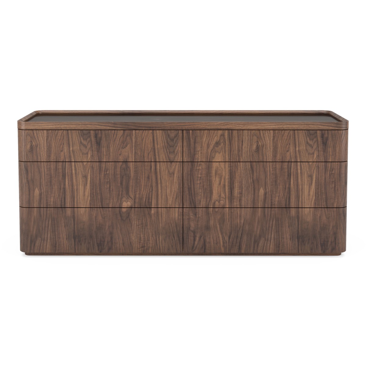 Illustrée en Noyer naturel clair 500 / Caesarstone Quartz Bianco drift 831