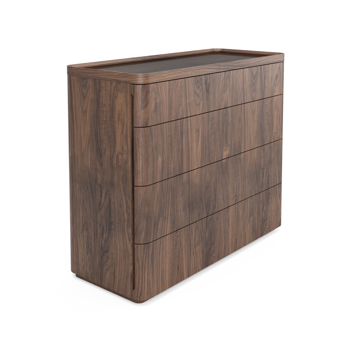 Illustrée en Noyer naturel clair 500 / Caesarstone Quartz Bianco drift 831 Illustrée en Noyer naturel clair 500 / Caesarstone Quartz Bianco drift 831
