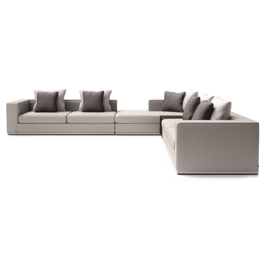 Illustrée en tissu de base Melange ME050 / Coussins en tissu Velvety VY051 & VY052 / Merisier Anthracite 21 Illustrée en tissu de base Melange ME050 / Coussins en tissu Velvety VY051 & VY052 / Merisier Anthracite 21