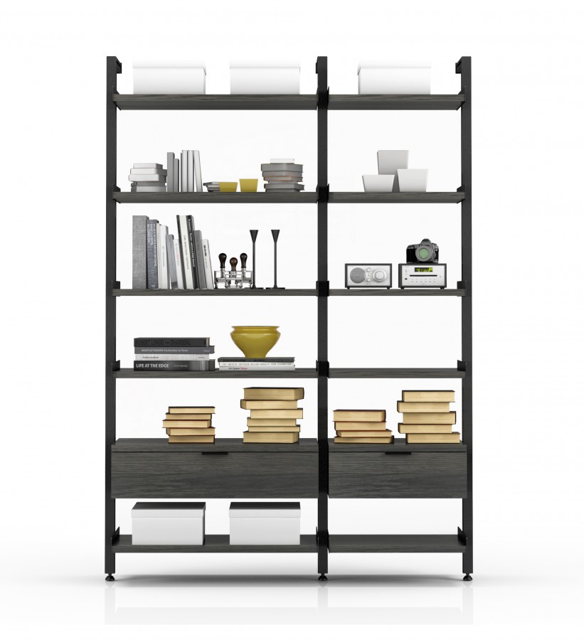 Modern shelf and bookcase Gravity G3 for stylish and functional storage solutions
