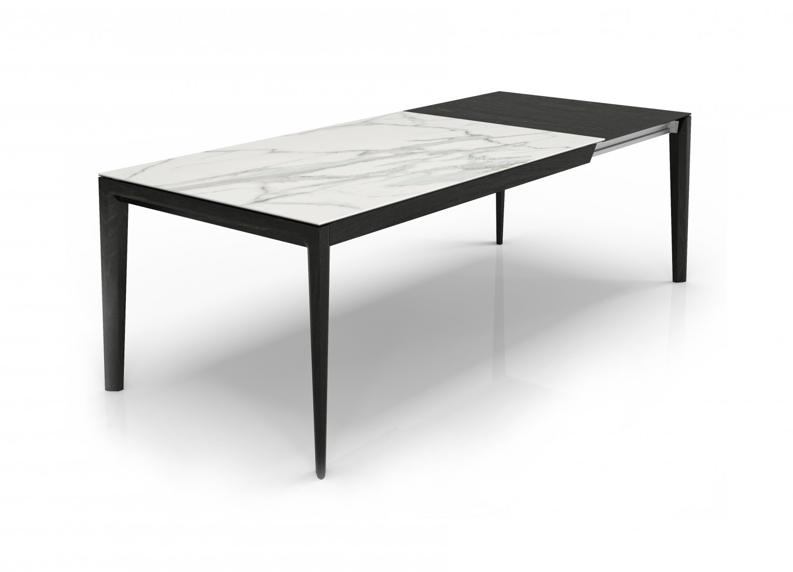64" Ceramic top extension table
