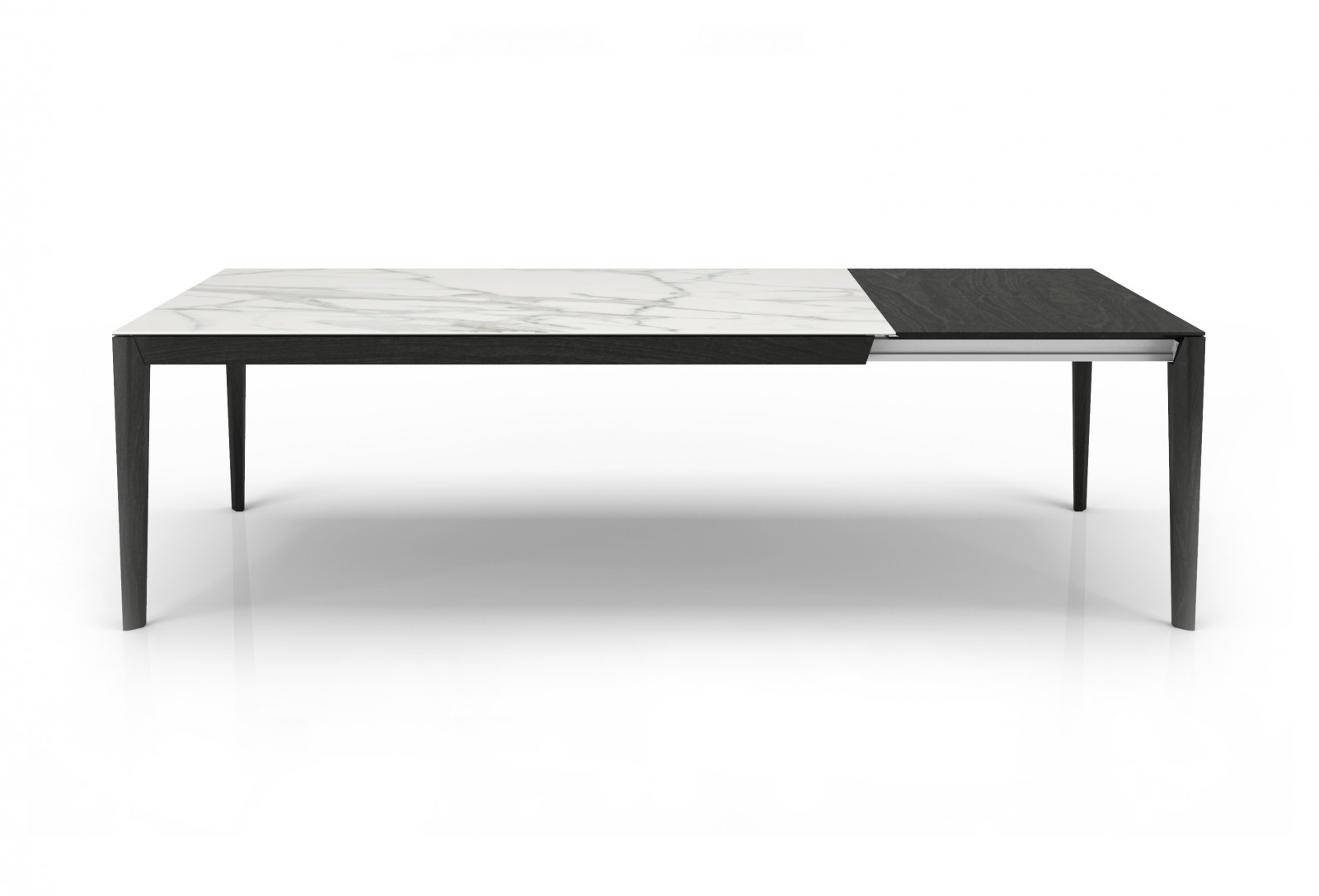 76" Ceramic top extension table