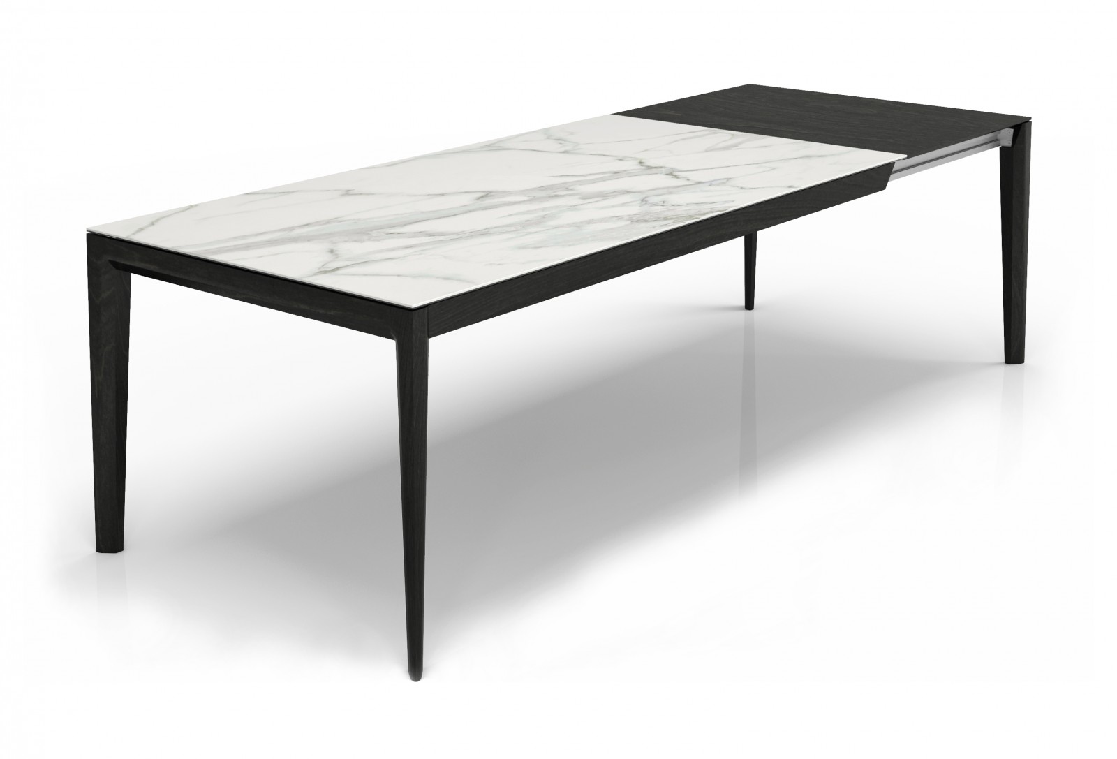 76" Ceramic top extension table