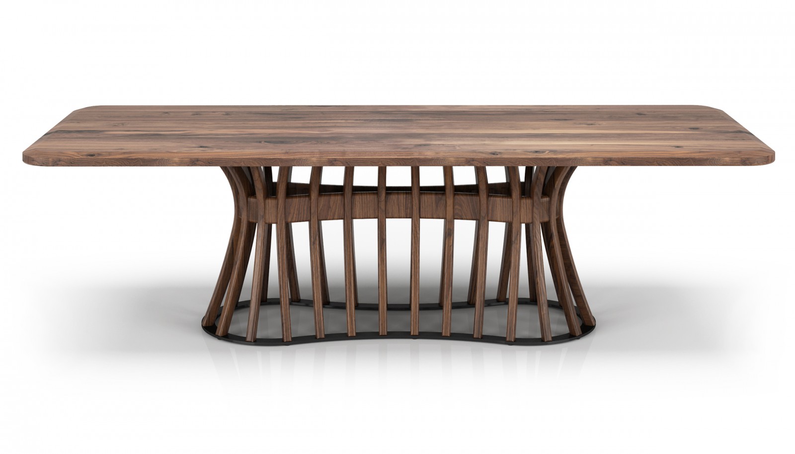 106" Raw Wooden Dining Table