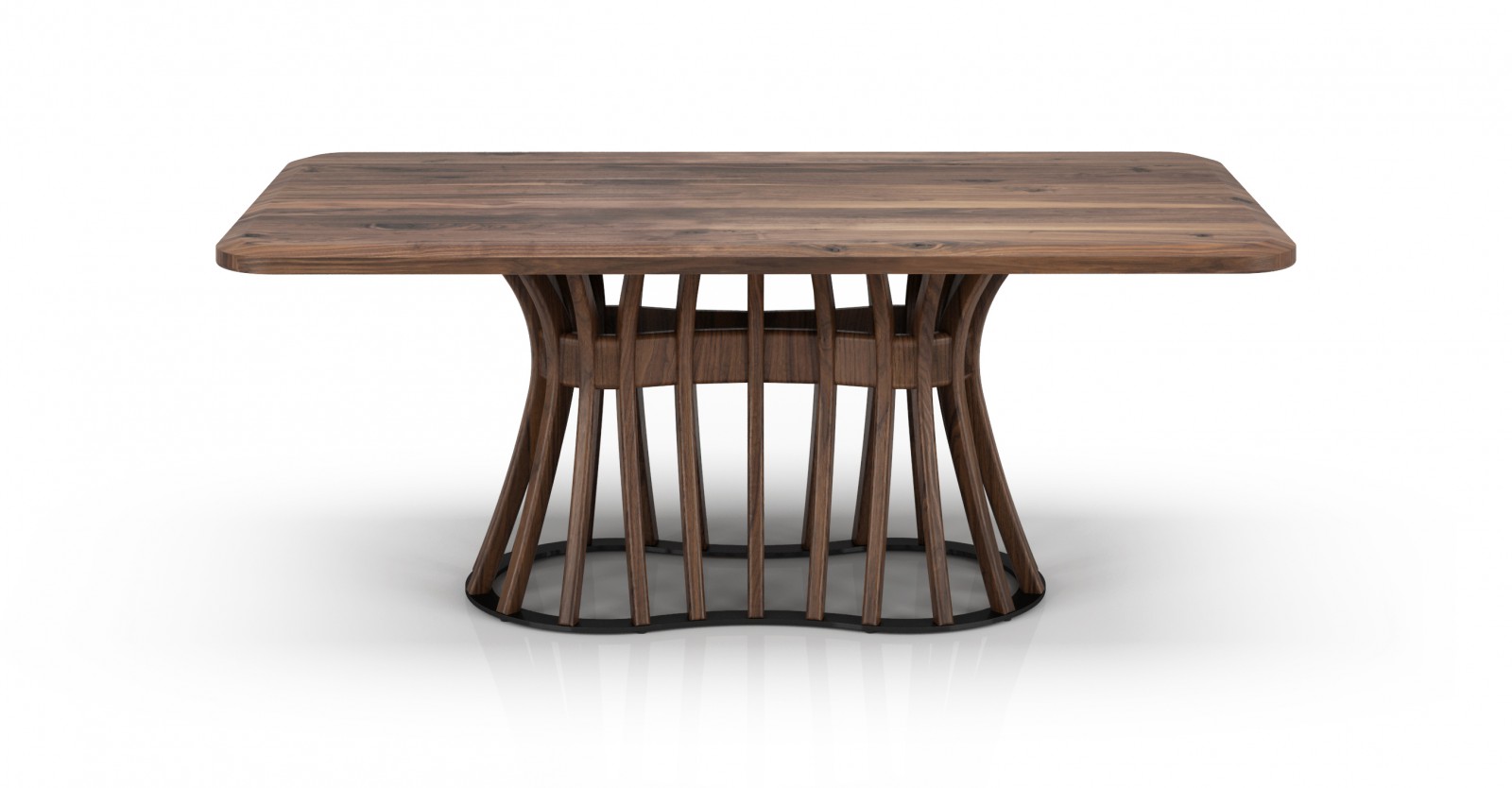 76" Raw Wooden Dining Table