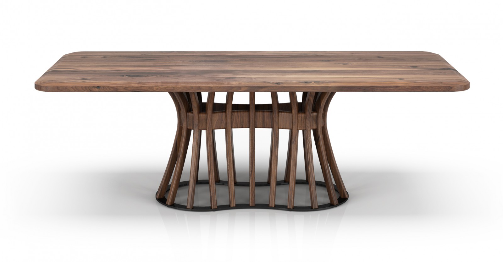 92" Raw Wooden Dining Table