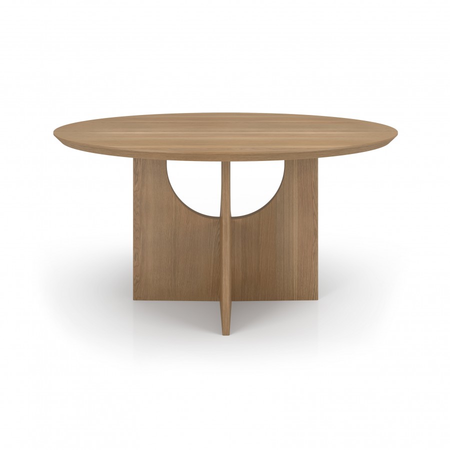 Modern wooden dining table Kobe with matching chairs