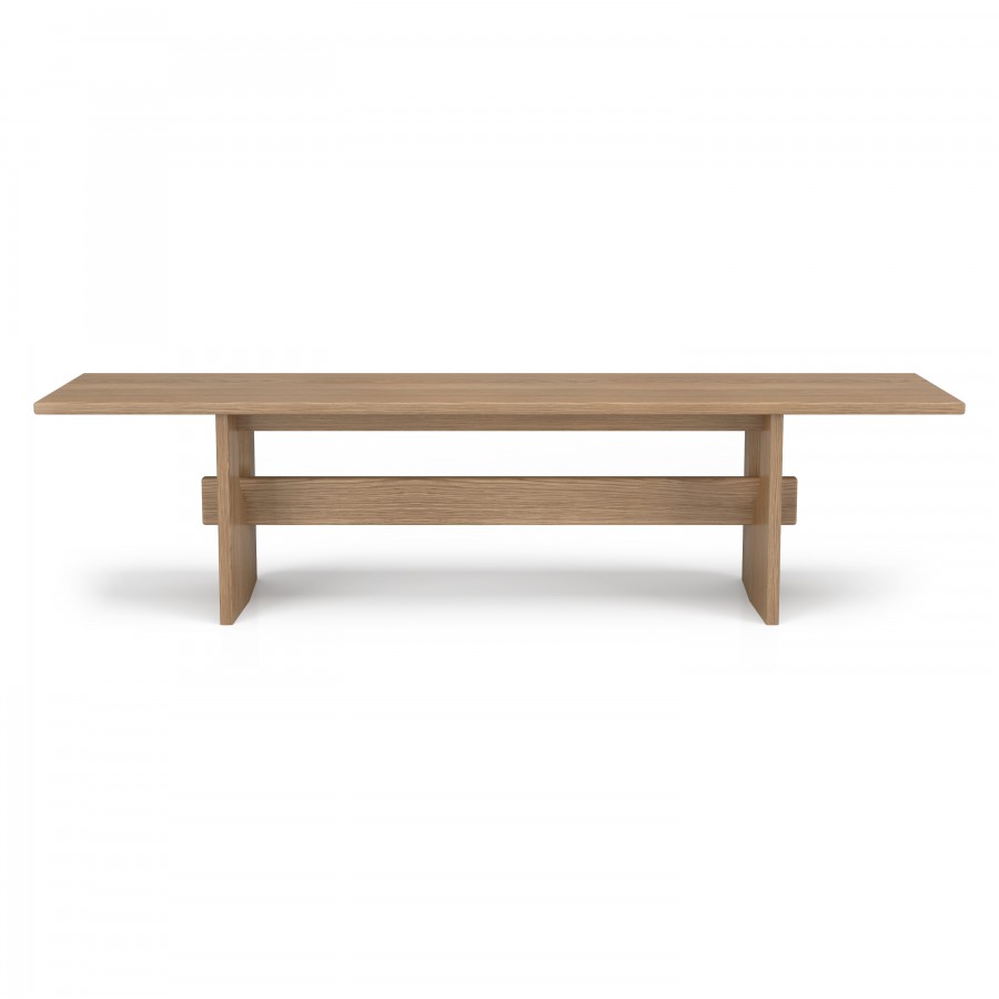 Modern dining bench Kobe in wood