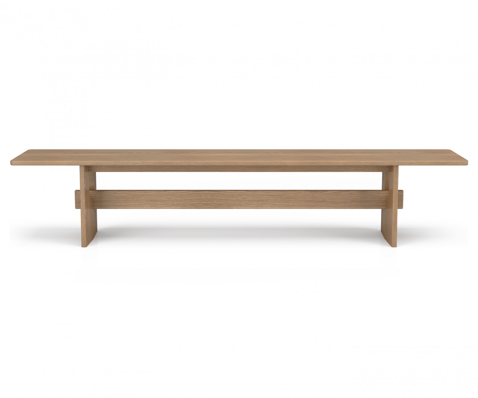 Modern dining bench Kobe in wood