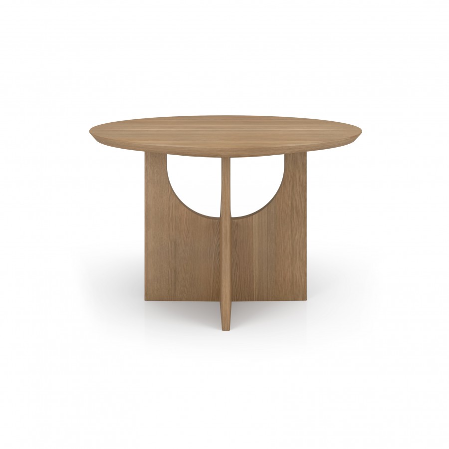 Modern dining table kobe in wood with matching chairs