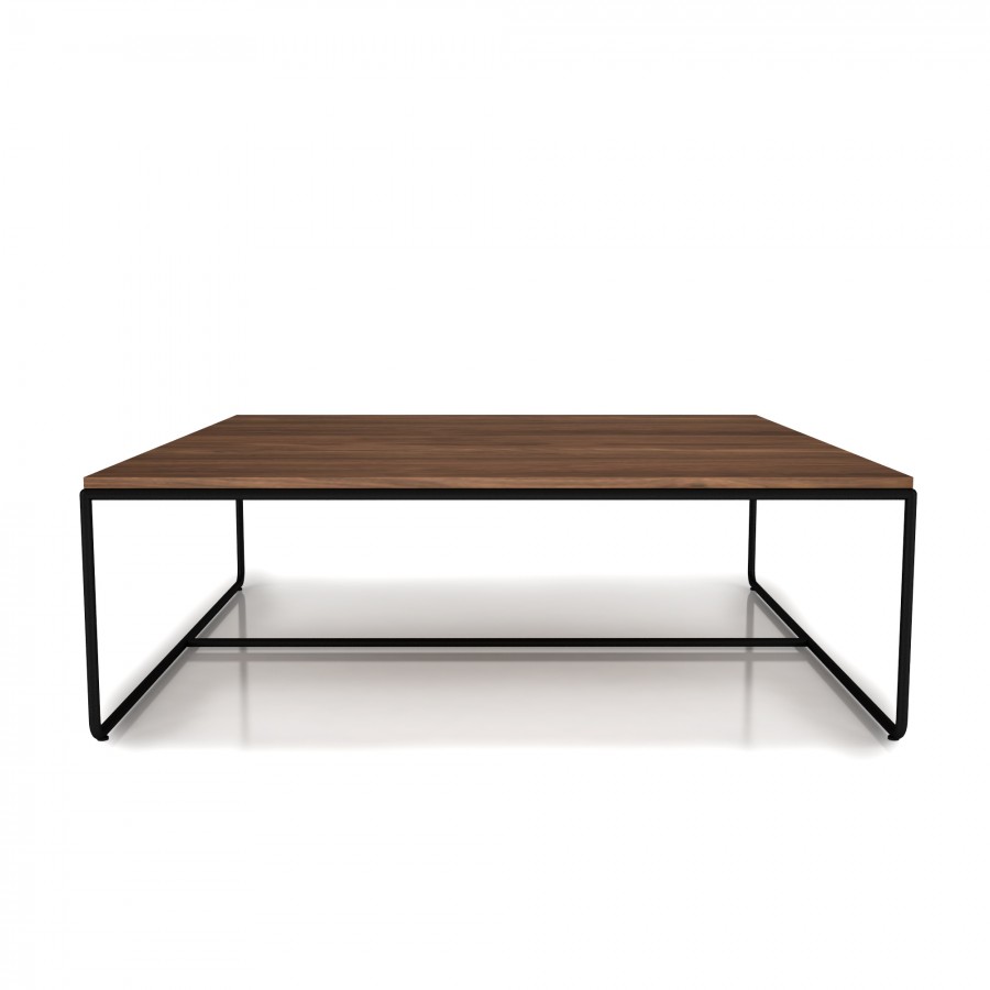 Center table with steel frame