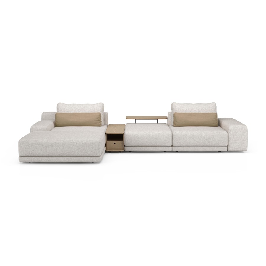 Modern modular sofas in a contemporary living room