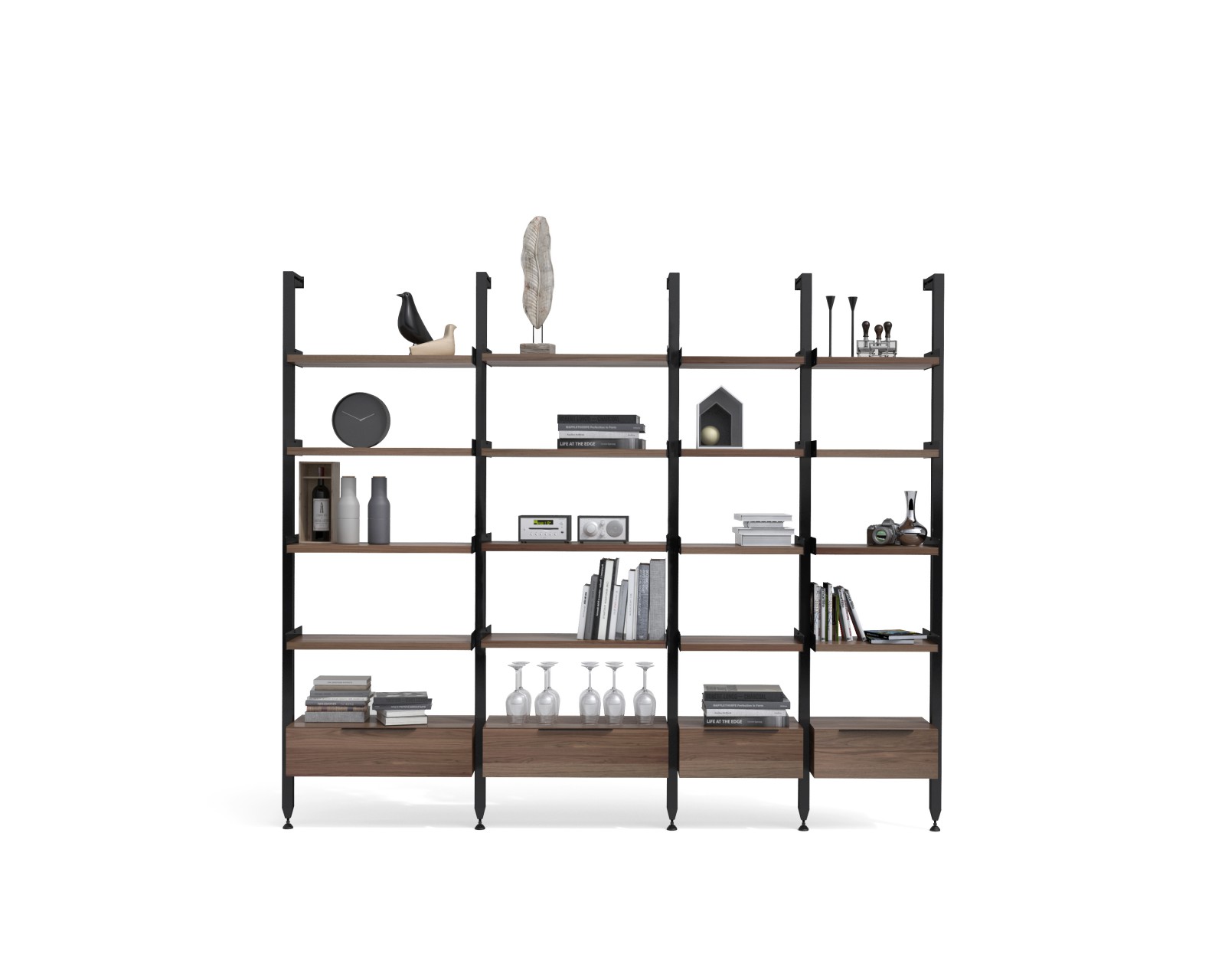 Modern shelf and bookcase Slim S-6 for stylish and functional storage solutions
